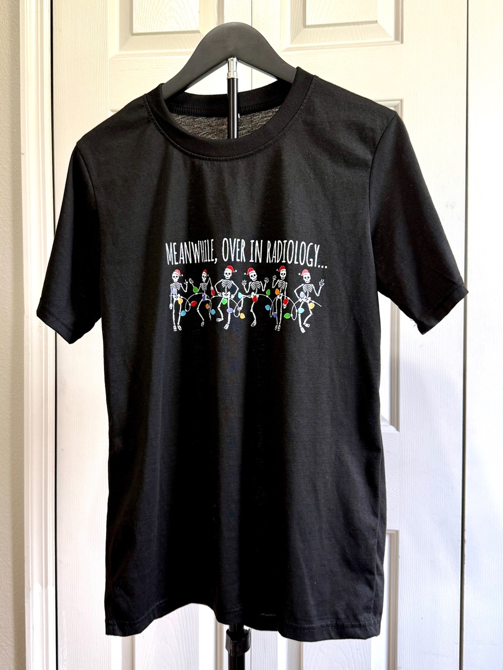 Black Radiology Skeleton Graphic Tee - Unbranded